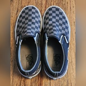 Youth Vans, gray and black, size 1